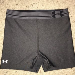 Gray spandex shorts